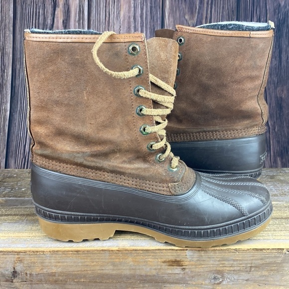 Sorel Ice Pac Boots Brown Suede - Size 9 - Picture 5 of 10